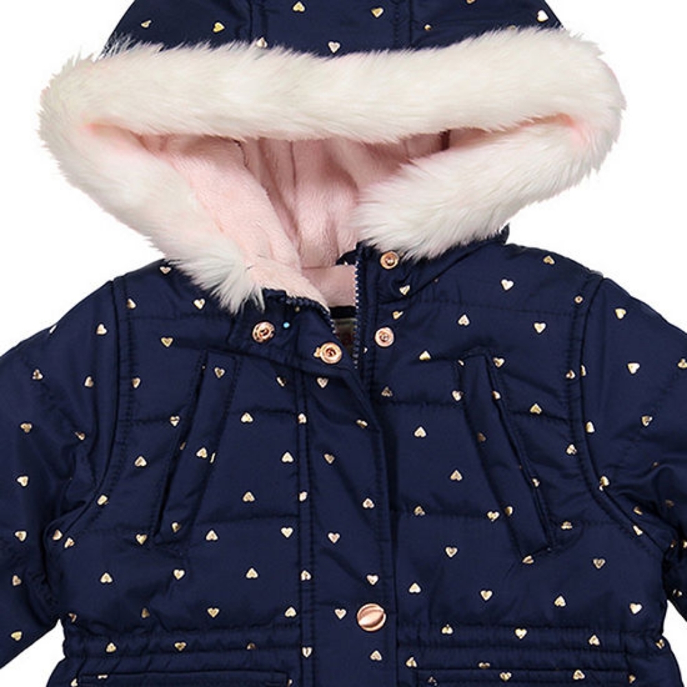 Hooded water resistant heavyweight parka